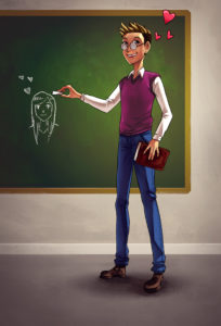 professeur de dessin manga